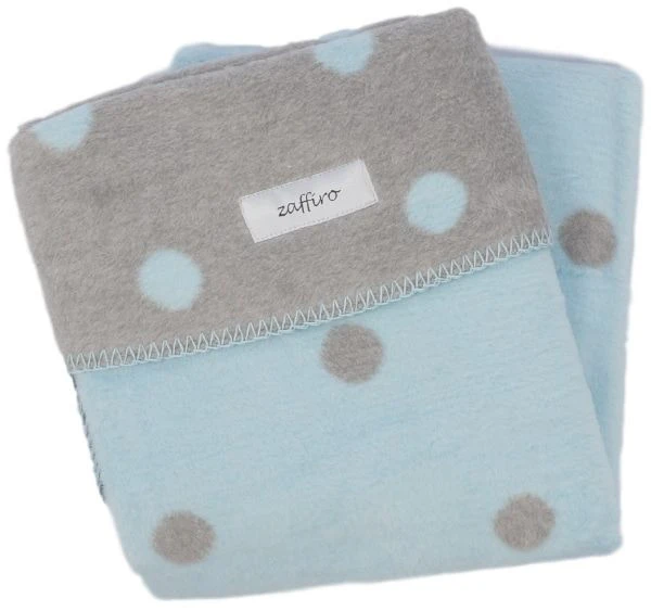 Zaffiro Grijs & Blauw Gestipt 75 X 100 Cm Wiegdeken 15045 1 Zaffiro Grijs & Blauw Gestipt 75 X 100 Cm Wiegdeken 15045
