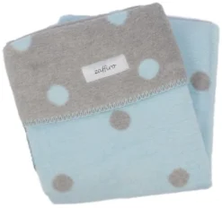 Zaffiro Grijs & Blauw Gestipt 100 X 150 Cm Ledikantdeken 15328