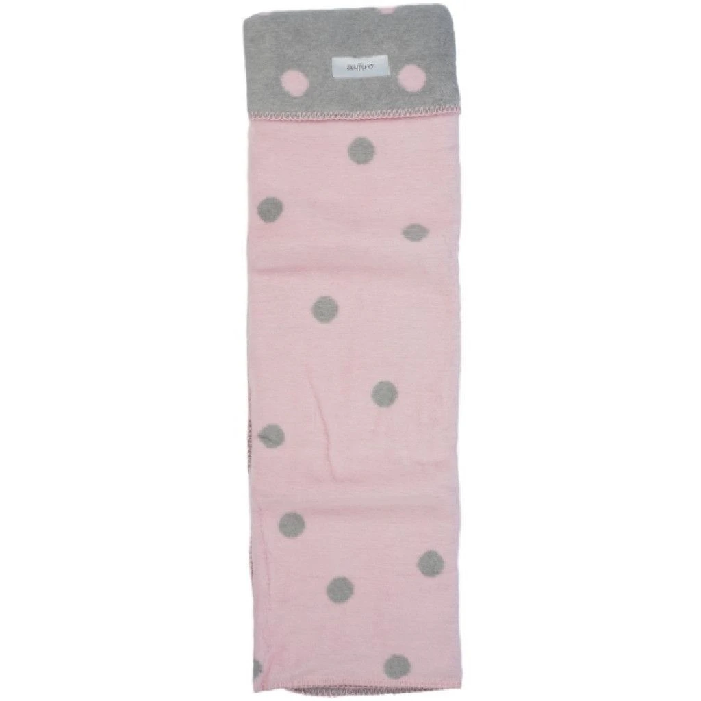 Zaffiro Grijs & Roze Gestipt 75 X 100 Cm Wiegdeken 15069 2 Zaffiro Grijs & Roze Gestipt 75 X 100 Cm Wiegdeken 15069 - Afbeelding 2