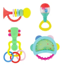 Infantino Baby's 1st Muziek Bijtringen Set BK-315074