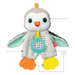 Infantino Cuddly Pinguin Bijtspeeltje BK-316329 -Beste Babyproducten infantino cuddly pinguin bijtspeeltje bk 316329 3