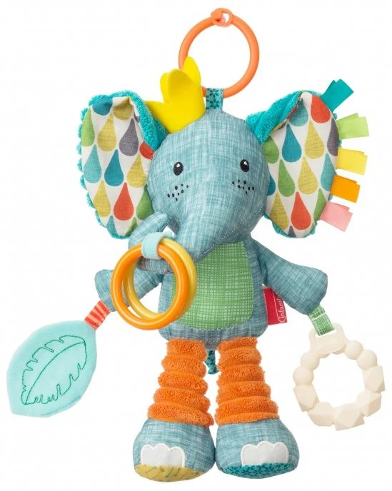 Infantino Go Gaga Playtime Pal Olifant Buggyspeeltje BK-216553 1 Infantino Go Gaga Playtime Pal Olifant Buggyspeeltje BK-216553