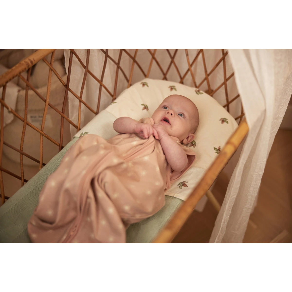 Jollein Wild Rose 70 Cm Zomerslaapzak 048-510-67023 5 Jollein Wild Rose 70 Cm Zomerslaapzak 048-510-67023 - Afbeelding 5