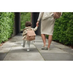 Jollein Boucle Biscuit Rugtasje 057-591-66067 -Beste Babyproducten jollein boucle rugzakje .2 1