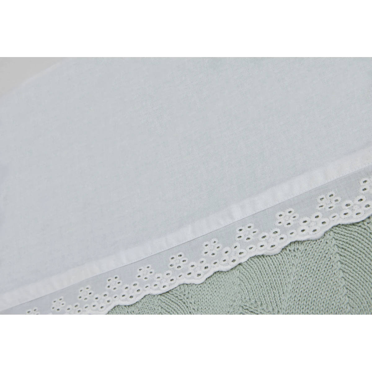 Jollein Lace Ivory 120 X 150 Cm Ledikantlaken 008-524-67031 3 Jollein Lace Ivory 120 X 150 Cm Ledikantlaken 008-524-67031 - Afbeelding 3
