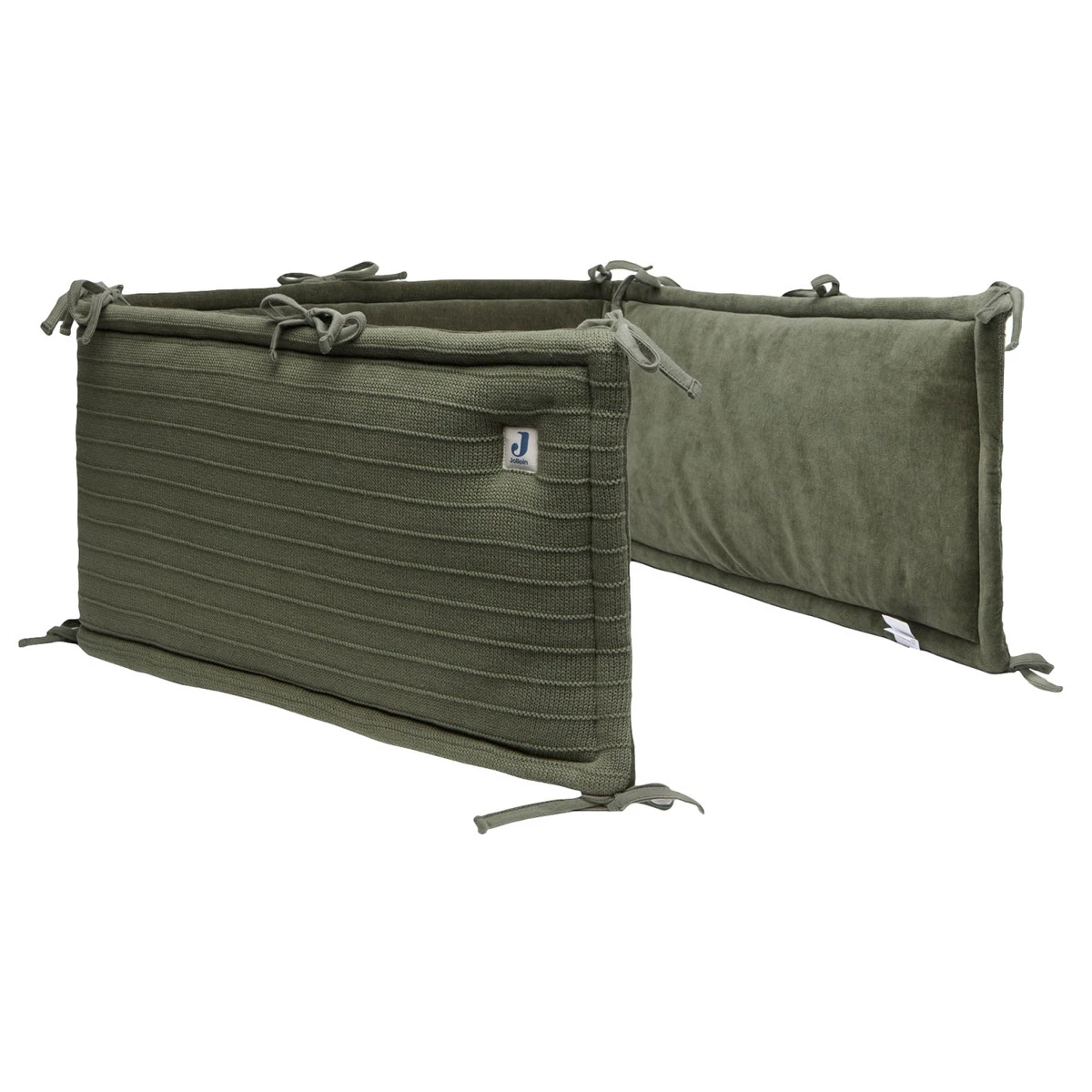 Jollein Pure Knit Leaf Green 30 X 180 Cm Bedbumper 004-895-67010