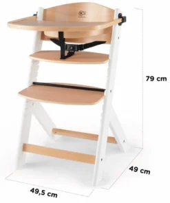 Kinderkraft Enock Grijs Meegroei Kinderstoel KKKENOCGRYF000 -Beste Babyproducten kinderkraft enock wit meegroei kinderstoel kkkenocnat0000 7 1