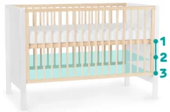 Kinderkraft Mia Wit Ledikant KKHMIAWHT0000 22 Kinderkraft Mia Wit Ledikant KKHMIAWHT0000 -Beste Babyproducten kinderkraft mia wit ledikant incl. matras kkhmiawht000m 1 7 1