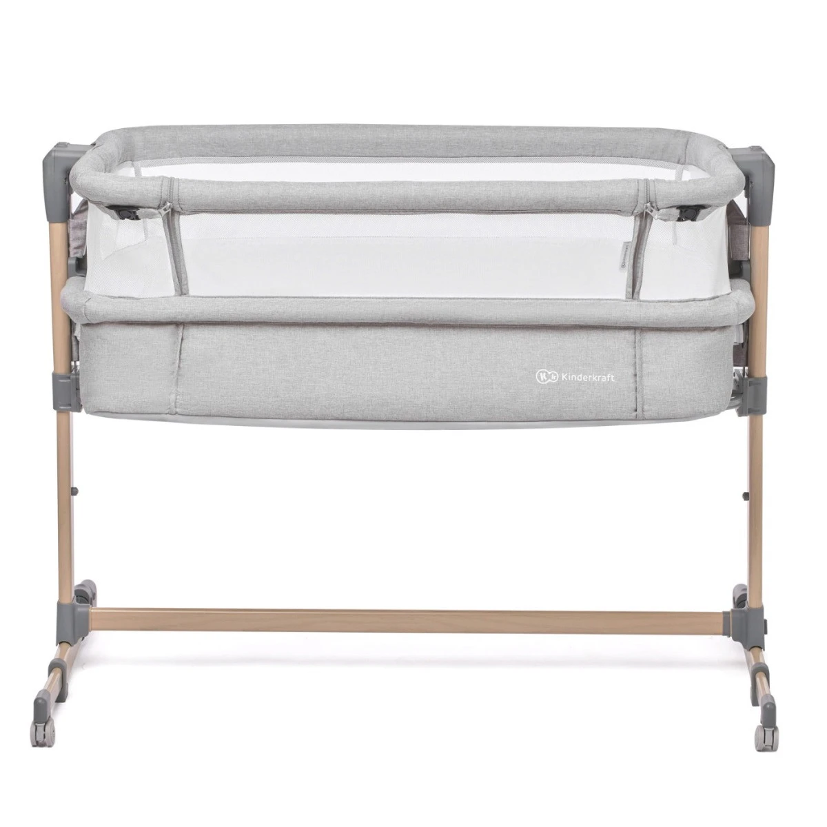 Kinderkraft Neste Air Grey-Wood Wieg Aan Bed KKLNEAIRGRY00W 2 Kinderkraft Neste Air Grey-Wood Wieg Aan Bed KKLNEAIRGRY00W - Afbeelding 2