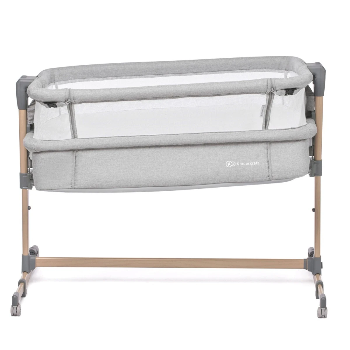 Kinderkraft Neste Air Grey-Wood Wieg Aan Bed KKLNEAIRGRY00W 4 Kinderkraft Neste Air Grey-Wood Wieg Aan Bed KKLNEAIRGRY00W - Afbeelding 4
