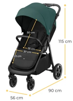 Kinderkraft Route Platinum Grey Wandelwagen KSROUT00GRY0000 27 Kinderkraft Route Platinum Grey Wandelwagen KSROUT00GRY0000 -Beste Babyproducten kinderkraft route emerald green wandelwagen ksrout00gre0000 9