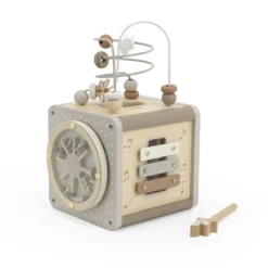 Label Label Nougat Houten Activiteitenkubus LLWT-37131 -Beste Babyproducten label label nougat houten activiteitenkubus 2 1 1