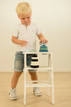 Label Label Zwart/Wit Silicone Stapeltoren LLST-15379 -Beste Babyproducten label label silicone stapeltoren 4 2