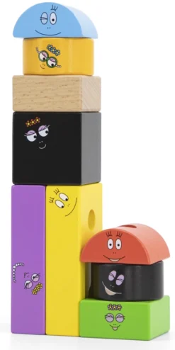 Label Label Barbapapa Houten Stapeltoren Trein LLBB-35885 -Beste Babyproducten llbb 35885 stacking train 8720663935885 3