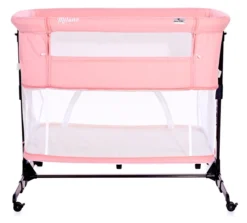 Lorelli Milano Pink 2-in-1 Wieg Aan Bed 1008044-0001 -Beste Babyproducten lorelli milano pink 2 in 1 wieg aan bed 1008044 0001 4