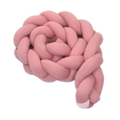 MamaLoes Amy Ajour Roze 210 Cm Braided Bedbumper 84268 8 MamaLoes Amy Ajour Roze 210 Cm Braided Bedbumper 84268 -Beste Babyproducten mamaloes amy ajour roze 210 cm braided bedbumper 84268 3