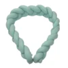 MamaLoes Amy Ajour Stonegreen 210 Cm Braided Bedbumper 84270