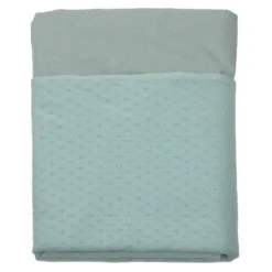 MamaLoes Amy Ajour Stonegreen 75x100cm Wiegdeken 84266