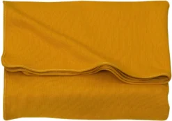 MamaLoes Amy Knitted Okergeel 72x110 Cm Wiegdeken 80628