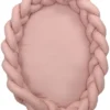 MamaLoes Amy Pure Roze 2-in-1 Babynest En Braided Bedbumper 80662