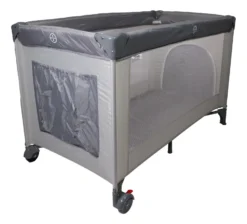 Ding Deluxe Grey Campingbedje Incl. Bodemverhoger -Beste Babyproducten mamaloes ding deluxe grey campingbedje incl. bodemverhoger 2