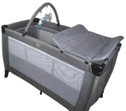 Ding Estilo Melee Grey Ledikant En Reisbedje -Beste Babyproducten mamaloes estilo m lee grey ledikant en reisbedje 2