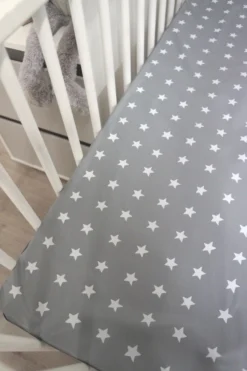 MamaLoes Grey/White Stars Boxdek W-388571 11 MamaLoes Grey/White Stars Boxdek W-388571 -Beste Babyproducten mamaloes grey white stars boxdek w 388571 8