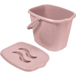 MamaLoes Licht Roze Badset Incl. Witte Badstandaard -Beste Babyproducten mamaloes licht roze luieremmer ml050304 1 2