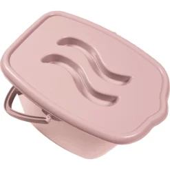 MamaLoes Licht Roze Badset Incl. Witte Badstandaard -Beste Babyproducten mamaloes licht roze luieremmer ml050304 2 2