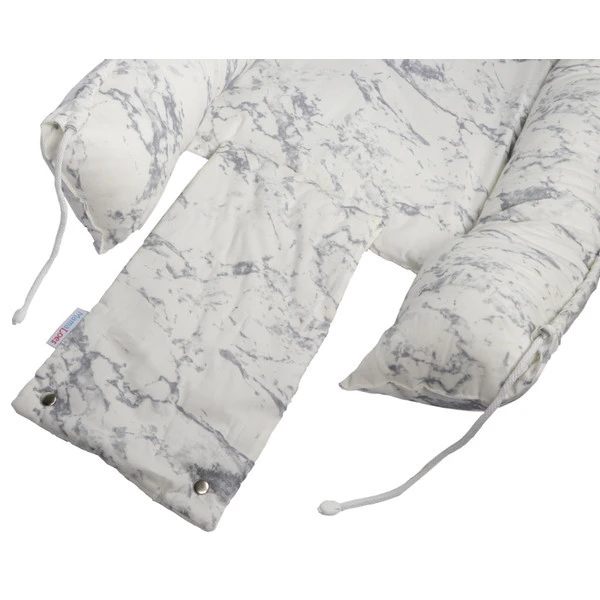 MamaLoes Marmer Wit Babynest 4 MamaLoes Marmer Wit Babynest - Afbeelding 4