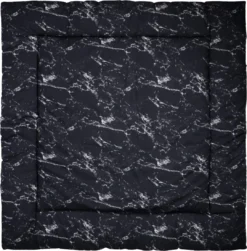 MamaLoes Marmer Zwart 100 X 100 Cm Boxkleed ML020215