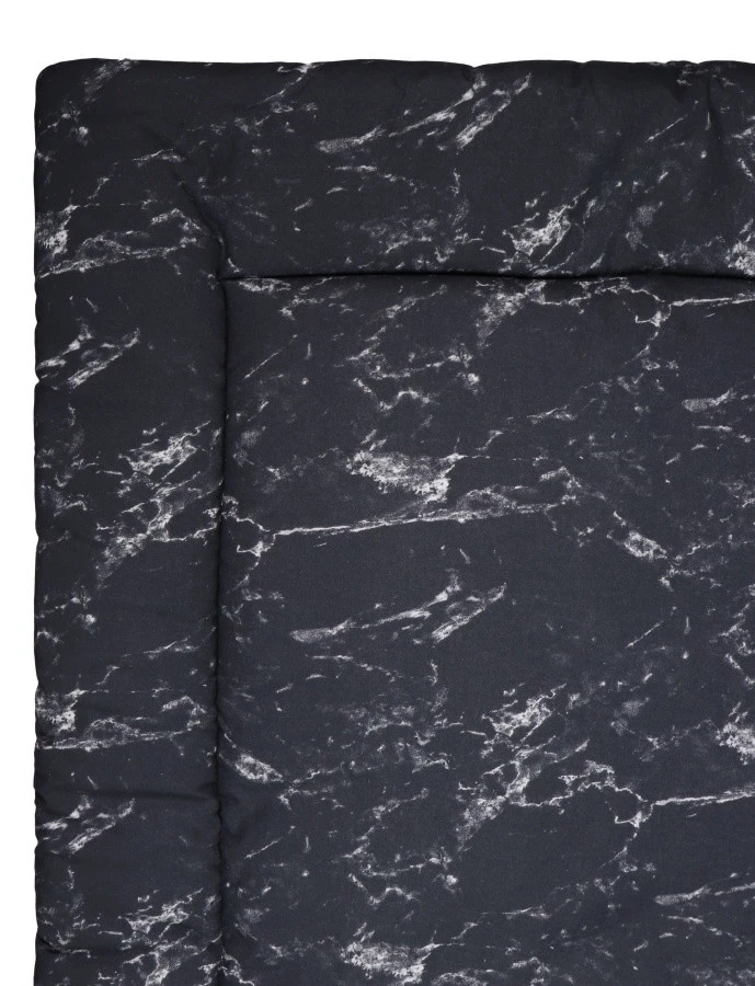 MamaLoes Marmer Zwart 100 X 100 Cm Boxkleed ML020215 2 MamaLoes Marmer Zwart 100 X 100 Cm Boxkleed ML020215 - Afbeelding 2