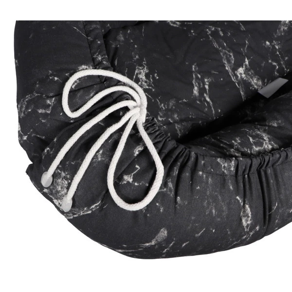 MamaLoes Marmer Zwart Babynest 3 MamaLoes Marmer Zwart Babynest - Afbeelding 3