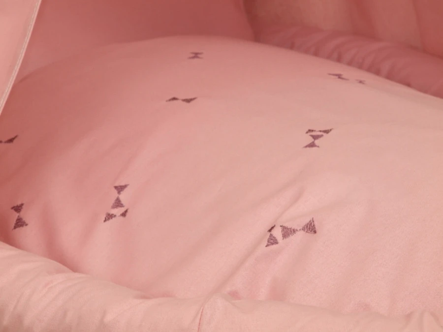 MamaLoes Pure Roze Deluxe Wit Baby Wiegje 80634 3 MamaLoes Pure Roze Deluxe Wit Baby Wiegje 80634 - Afbeelding 3