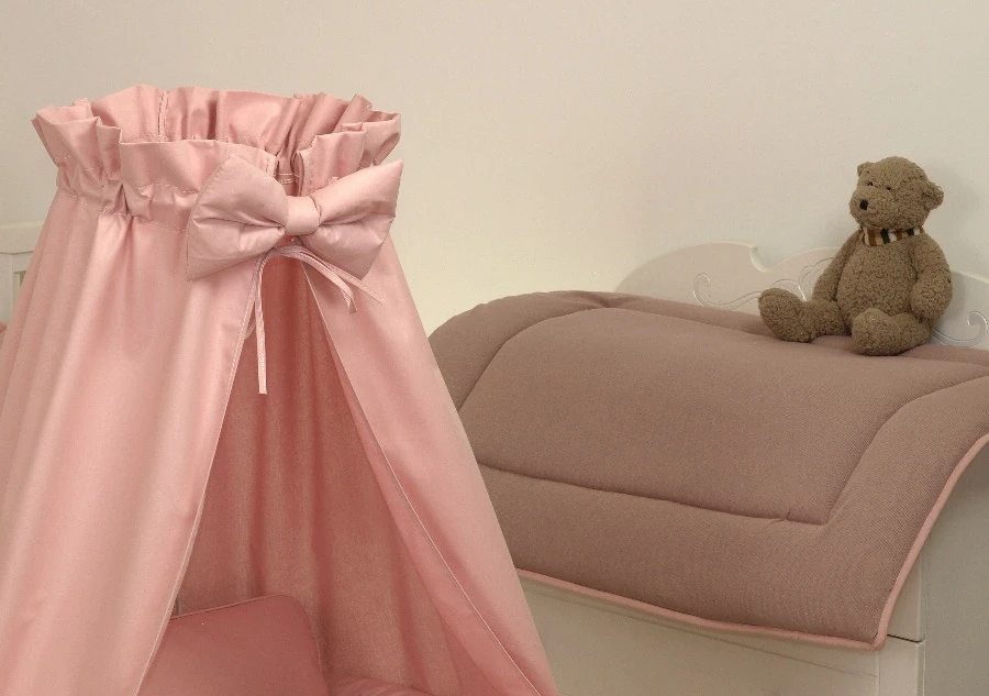 MamaLoes Pure Roze Deluxe Wit Baby Wiegje 80634 4 MamaLoes Pure Roze Deluxe Wit Baby Wiegje 80634 - Afbeelding 4