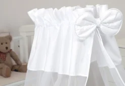 MamaLoes Royal Wit Voile Baby Wiegje 66756 6 MamaLoes Royal Wit Voile Baby Wiegje 66756 -Beste Babyproducten mamaloes royal wit voile baby wiegje 3