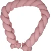 MamaLoes Soft Cotton Licht Roze 210 Cm Braided Bedbumper ML020506