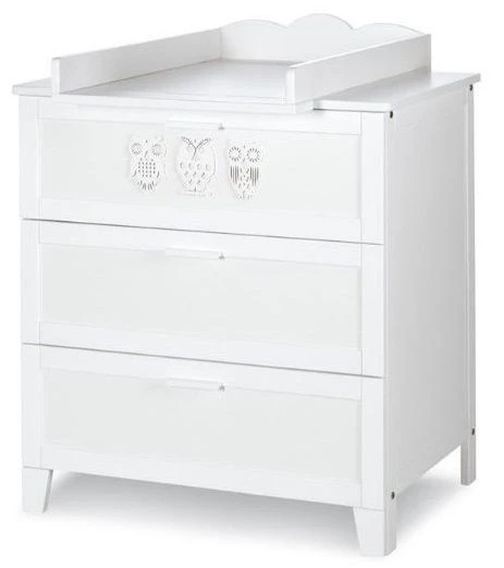 Commode Uil Wit 1 Commode Uil Wit