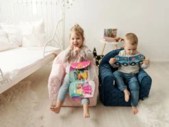 Albero Mio Velvet Roze Kinderfauteuil 7 Albero Mio Velvet Roze Kinderfauteuil -Beste Babyproducten mamaloes velvet roze kinderfauteuil 3