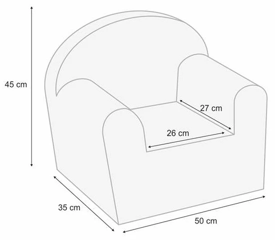 Albero Mio Velvet Roze Kinderfauteuil 4 Albero Mio Velvet Roze Kinderfauteuil - Afbeelding 4