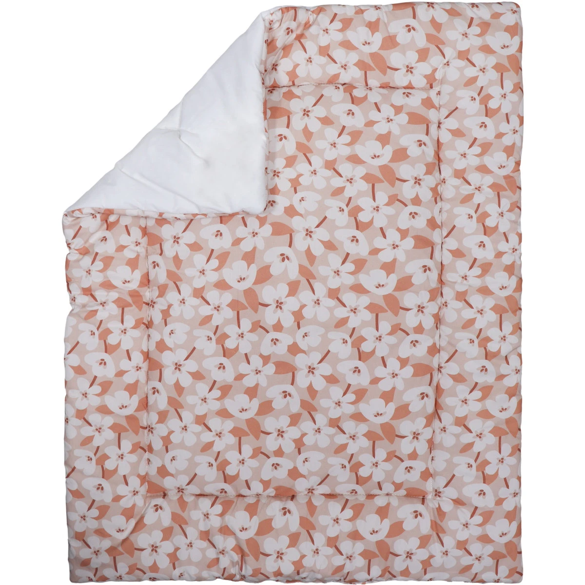 MamaLoes Nougat Bloemen 80 X 100 Cm Omkeerbaar Boxkleed ML020233 1 MamaLoes Nougat Bloemen 80 X 100 Cm Omkeerbaar Boxkleed ML020233
