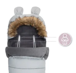 Momi Grey Universele Voetenzak AKCE00034 -Beste Babyproducten momi grey universele voetenzak akce00034 4