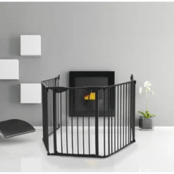 Noma Zwart 5-Delige Kamerverdeler En Traphek Veiligheidshek 94238 -Beste Babyproducten noma zwart 5 delige kamerverdeler en traphek veiligheidshek 94238