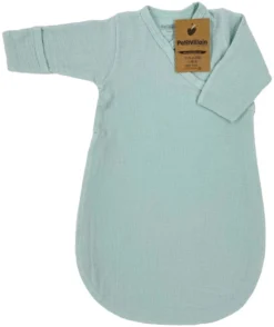 Petit Villain Hydrofiel Mint 60cm Slaapzak Met Mouwen