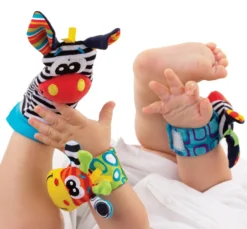 Playgro Jungle Pols-en Voetrammelaars P0183077 -Beste Babyproducten playgro jungle pols en voetrammelaars p0183077 4