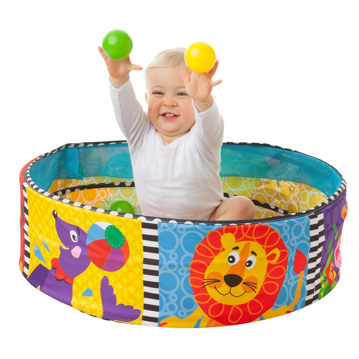 Playgro Play & Grow Activiteiten Speelkleed Ballenbak P0184007 4 Playgro Play & Grow Activiteiten Speelkleed Ballenbak P0184007 - Afbeelding 4