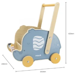 PolarB Olifant Houten Poppenwagentje 44031 -Beste Babyproducten polarb olifant houten poppenwagentje 44031 4
