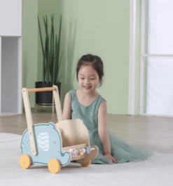 PolarB Olifant Houten Poppenwagentje 44031 -Beste Babyproducten polarb olifant houten poppenwagentje 44031 6