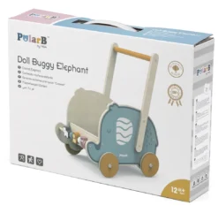 PolarB Olifant Houten Poppenwagentje 44031 -Beste Babyproducten polarb olifant houten poppenwagentje 44031 7