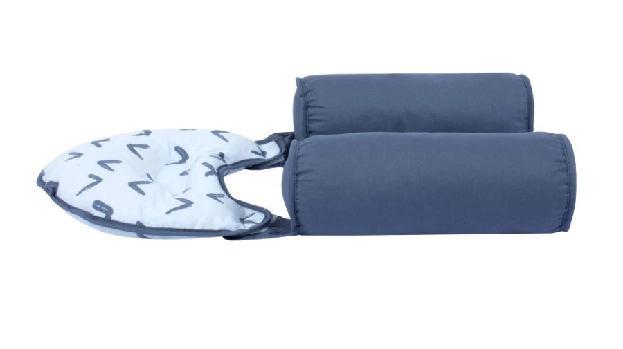 Sevibaby Blue Boomerang Steunkussen Met Hoofdkussentje 33-154 7 Sevibaby Blue Boomerang Steunkussen Met Hoofdkussentje 33-154 - Afbeelding 7